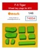 Omask 74854 F-5 Tiger wheel bay plugs (for AFV) 1/48